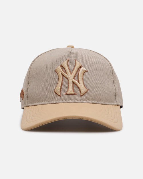 Pro Standard New York Yankees 'Gramercy' Pinch Front Strapback Taupe