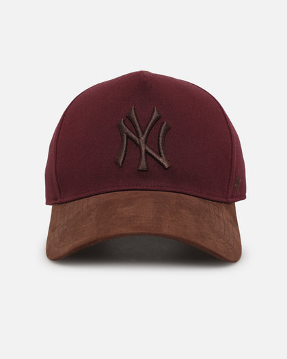 47 Brand New York Yankees 'Cherry Pie' Offside DT Snapback Dark Maroon