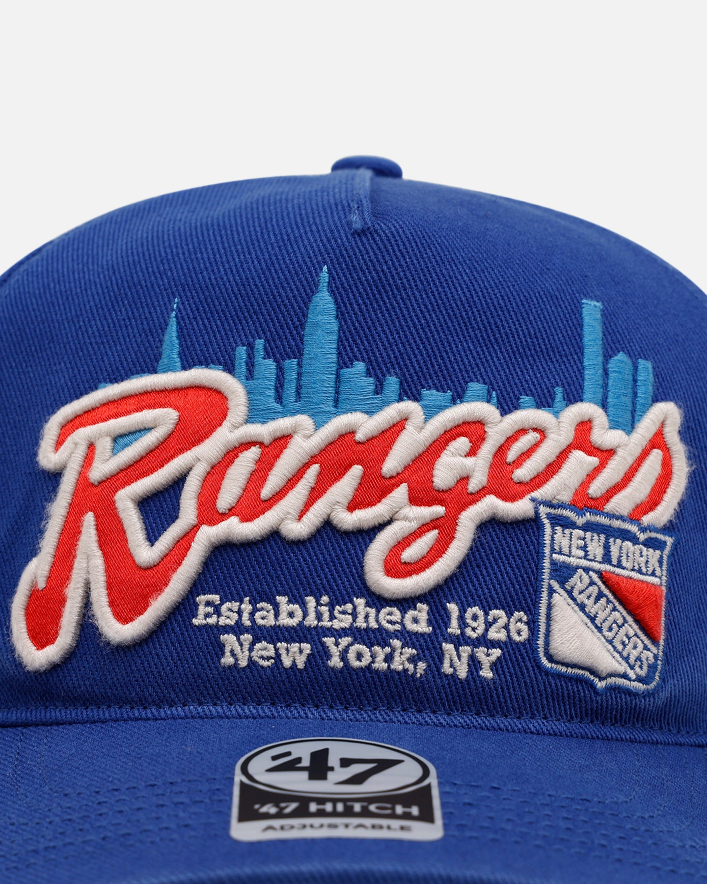 47 Brand New York Rangers 'NHL Trophy Case' Premium Hitch Snapback
