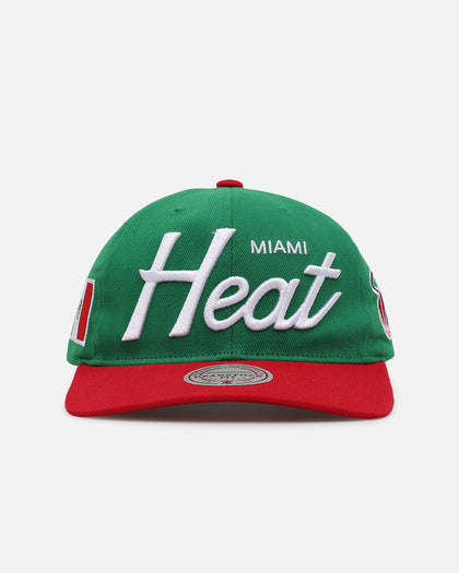 Mitchell & Ness Miami Heat 'Viva Mexico Script' Deadstock Snapback Green/Red