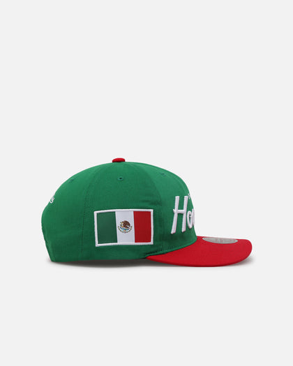 Mitchell & Ness Charlotte Hornets 'Viva Mexico Script' Deadstock Snapback Green/Red