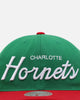 Mitchell & Ness Charlotte Hornets 'Viva Mexico Script' Deadstock Snapback Green/Red