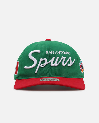 Mitchell & Ness San Antonio Spurs 'Viva Mexico Script' Deadstock Snapback Green/Red