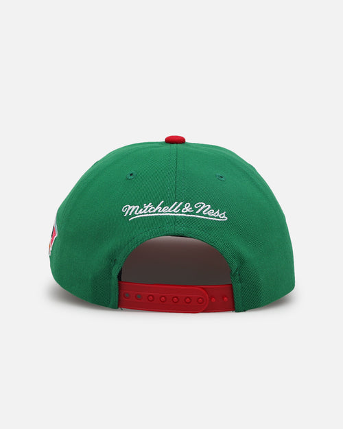 Mitchell & Ness San Antonio Spurs 'Viva Mexico Script' Deadstock Snapback Green/Red