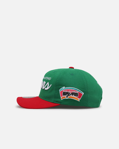 Mitchell & Ness San Antonio Spurs 'Viva Mexico Script' Deadstock Snapback Green/Red