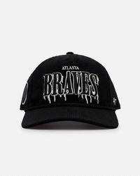 47 Brand Atlanta Braves 'Slasher' 47 Hitch Corduroy Snapback Black