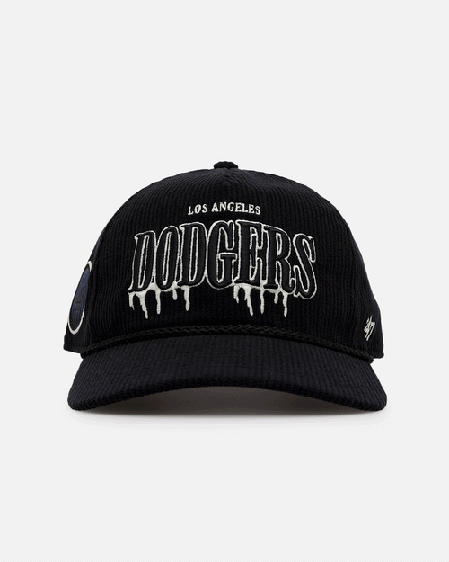 47 Brand Los Angeles Dodgers 'Slasher' 47 Hitch Corduroy Snapback Black