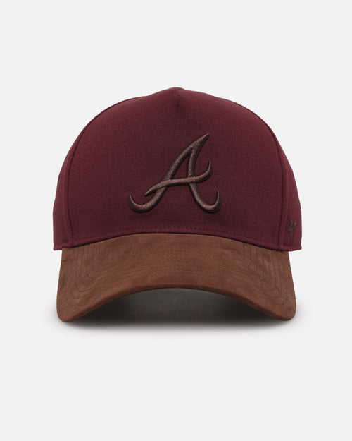 47 Brand Atlanta Braves 'Cherry Pie' Offside DT Snapback Dark Maroon