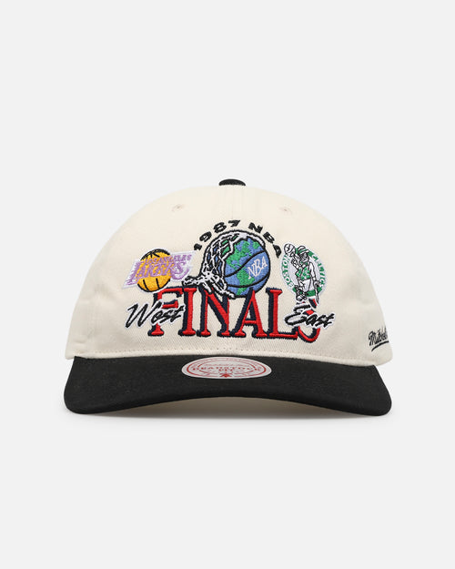 Mitchell & Ness Los Angeles Lakers x Boston Celtics 1987 NBA Finals Snapback Cream/Black