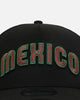 New Era Mexico National Baseball Team 'Metallic Wordmark' 9FORTY A-Frame Snapback Black