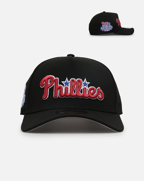 New Era Philadelphia Phillies 'Metallic Wordmark' 9FORTY A-Frame Snapback Black