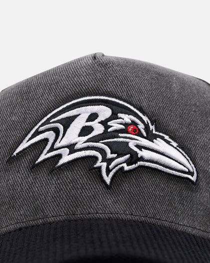 47 Brand Baltimore Ravens 'Apollo Corduroy' 47 Offside DT Strapback Black