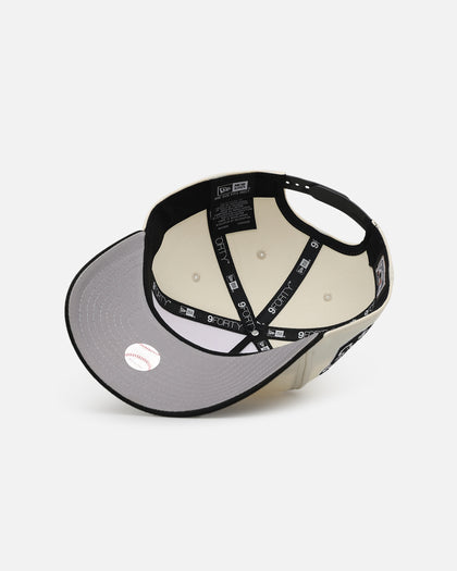 New Era Florida Marlins 'Chrome Black Upside Down Logo' 9FORTY A-Frame Snapback Chrome/Black