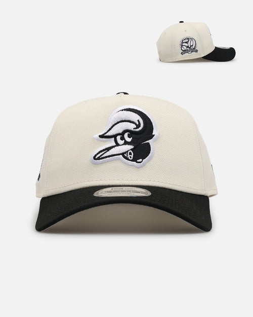 New Era Baltimore Orioles 'Chrome Black Upside Down Logo' 9FORTY A-Frame Snapback Chrome/Black
