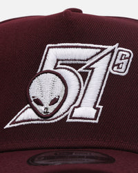 New Era Las Vegas 51s 'Minor League Maroon' 9FORTY A-Frame Snapback Maroon