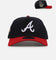 New Era Atlanta Braves 'Team Color' 9FORTY A-Frame Trucker Snapback OTC