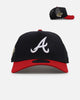New Era Atlanta Braves 'Team Color' 9FORTY A-Frame Trucker Snapback OTC