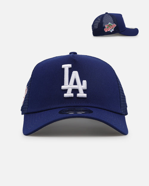 New Era Los Angeles Dodgers 'Team Color' 9FORTY A-Frame Trucker Snapback OTC