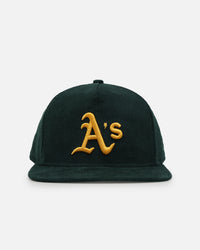 New Era Oakland Athletics 'Throwback Cord Golfers' Corduroy Golfer Snapback Green