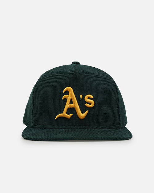 New Era Oakland Athletics 'Throwback Cord Golfers' Corduroy Golfer Snapback Green