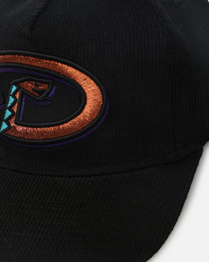 New Era Arizona Diamondbacks 'Throwback Cord Golfers' Corduroy Golfer Snapback Black