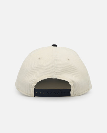 New Era Boston Red Sox 'Throwback Cord Golfers' Corduroy Golfer Snapback Chrome/Navy