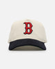 New Era Boston Red Sox 'Throwback Cord Golfers' Corduroy Golfer Snapback Chrome/Navy