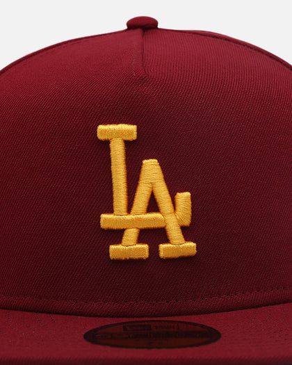 New Era Los Angeles Dodgers 'USC Pack' 59FIFTY A-Frame Fitted Burgundy