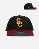 New Era University Of Southern California Trojans 'USC Pack' 9FORTY A-Frame Snapback Black/Burgundy