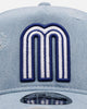 New Era Mexico National Baseball Team 'Distressed Denim' 9FORTY A-Frame Snapback Light Wash Denim