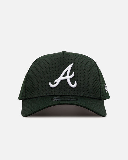 New Era Atlanta Braves 'Green Mesh' 9FORTY A-Frame Snapback Dark Green