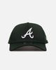 New Era Atlanta Braves 'Green Mesh' 9FORTY A-Frame Snapback Dark Green