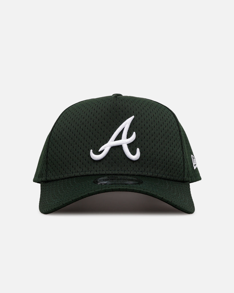 New Era Atlanta Braves 'Green Mesh' 9FORTY A-Frame Snapback Dark
