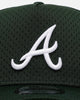 New Era Atlanta Braves 'Green Mesh' 9FORTY A-Frame Snapback Dark Green