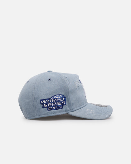 New Era Boston Red Sox 'Distressed Denim' 9FORTY A-Frame Snapback Light Wash Denim