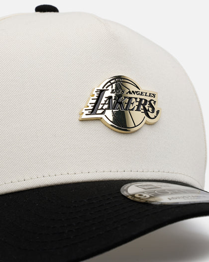 New Era Los Angeles Lakers 'Gold Logo' 9FORTY A-Frame Snapback White/Black/Green
