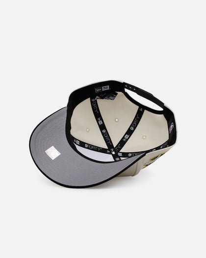 New Era Los Angeles Lakers 'Gold Logo' 9FORTY A-Frame Snapback White/Black/Green