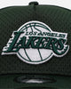 New Era Los Angeles Lakers 'Green Mesh' 9FORTY A-Frame Snapback Dark Green