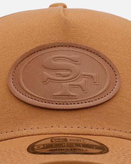 New Era San Francisco 49ers 'Wheat Canvas' 9FORTY A-Frame Snapback Wheat