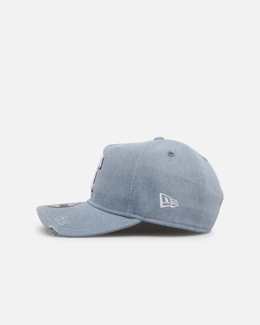 Casquette New Era Texas Rangers - Taille 7 3/8 - Grise Et Bleue - Occasion Bon état