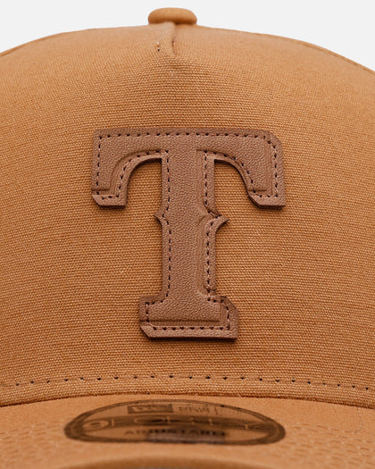 New Era Texas Rangers 'Wheat Canvas' 9FORTY A-Frame Snapback Wheat