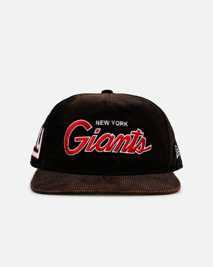 New Era New York Giants 'Washed Black NFL Golfer' Corduroy Golfer Snapback Washed Black