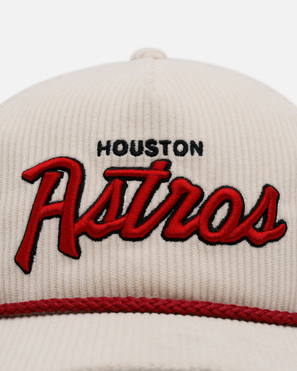 47 Brand Houston Astros 'Natural Script' Premium Hitch Corduroy Snapback Natural