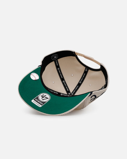 47 Brand Atlanta Braves 'Natural Script' Premium Hitch Corduroy Snapback Natural