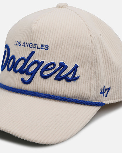 47 Brand Los Angeles Dodgers 'Natural Script' Premium Hitch Corduroy Snapback Natural