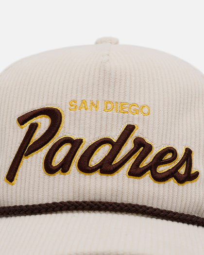 47 Brand San Diego Padres 'Natural Script' Premium Hitch Corduroy Snapback Natural
