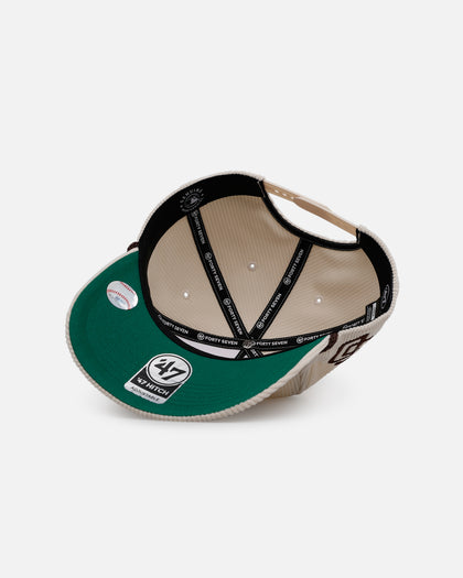 47 Brand San Diego Padres 'Natural Script' Premium Hitch Corduroy Snapback Natural