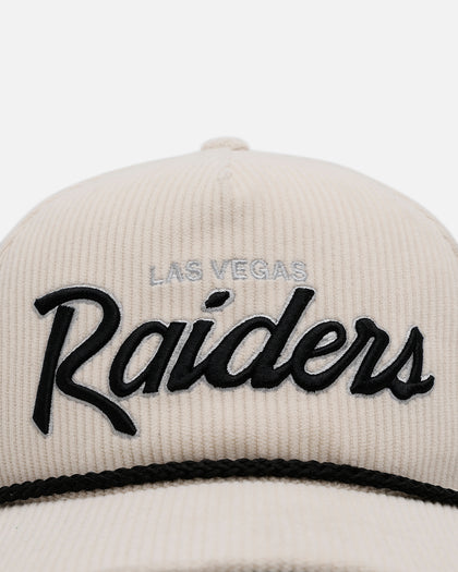 47 Brand Las Vegas Raiders 'Natural Script' Premium Hitch Corduroy Snapback Natural