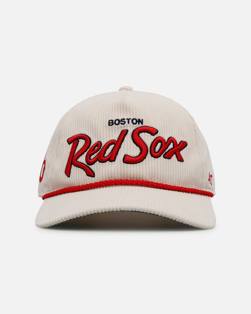 47 Brand Boston Red Sox 'Natural Script' Premium Hitch Corduroy Snapback Natural
