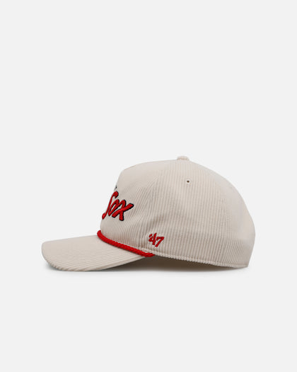 47 Brand Boston Red Sox 'Natural Script' Premium Hitch Corduroy Snapback Natural